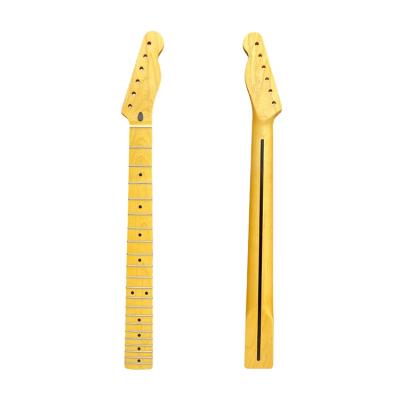 China TL Electric Guitar Neck Semi Finished Electric Guitar Neck Vintage Replacement Roasted Maple Neck For TL Guitar for sale