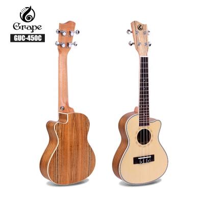 China Flawless Wholesale OEM Ukulele Guitar 26 Inch Simger Pitch Quality Wooden Ukulele Ukulele for sale