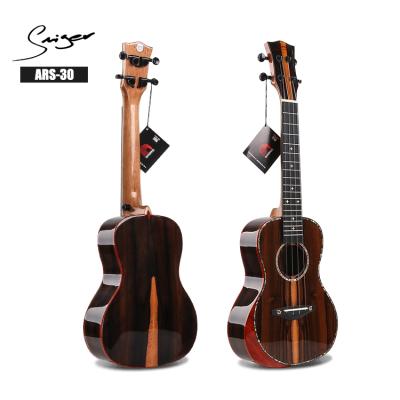 China Unique Exclusive Ziricote China Ziricote Concert Armrest Ukulele for sale