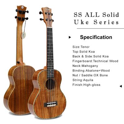 China Solid Solid Hawaiian Tenor Ukulele 26