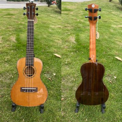 China Solid Cedar Ukulele Wholesaler Solid Cedar Tenor Ukulele Fingerstyle Ukelele for sale