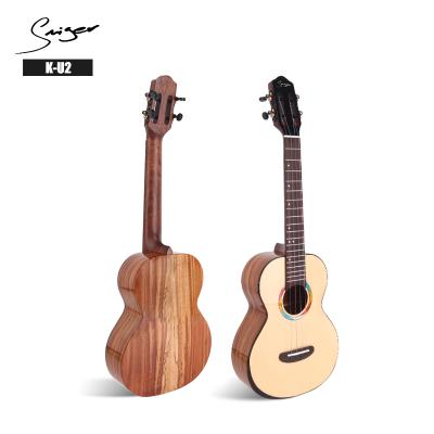 China Solid Fir Luthier Hawaii KOA Ukulele Handmade Advanced Tenor With Armbevel For Sale for sale