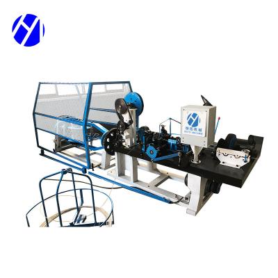 China Building Material Stores China Supplier Fully Automatic Galvanized Double Strand Barbed Wire Machine for sale