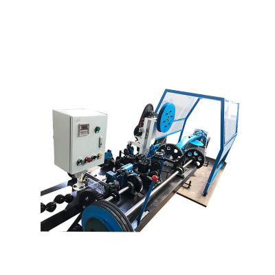 China Building Material Shops Factory Custom Full Automatic Negative Positive Twist Barbed Wire Machine for sale