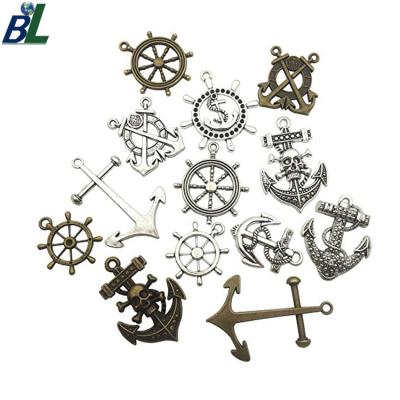 China Wholesale Casual/Sporty Cheap Antique Rudder Anchor Charm For DIY Design for sale