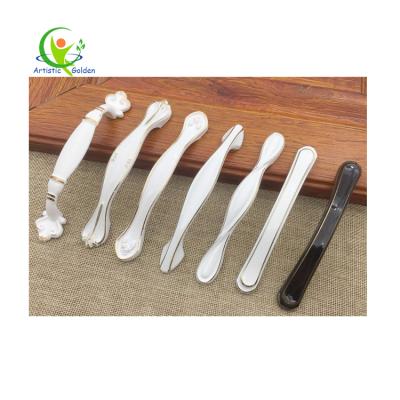 China Modern Luxury Door Furniture Pull Bar Ceramic T Pull Cabinet Kitchen Hardware Modern Design Cabinet Handles for sale