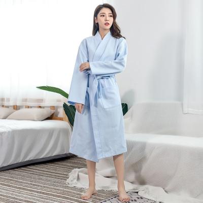 China Hotel Luxury QUICK DRY 100% Soft Cotton Spa Bathrobes With Custom Logo for sale