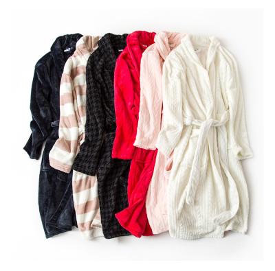 China Winter Thermal Casual Home New Design Long Sleeve Flannel Sleepwear For Women Mens for sale