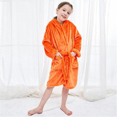 China Wholesale QUICK DRY Elephant Children's Unisex Cartoon Flannel Designer Bathrobes for sale