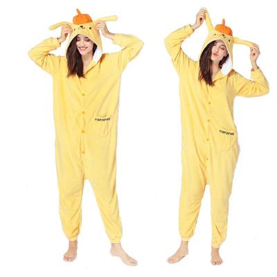 China Cartoon Thermal Hot Selling Animals Plus Size Adult Romper One Piece Sleepwear Onesies for sale