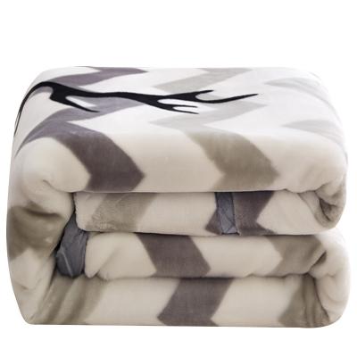 China PORTABLE Printed System High Quality Skin Friendly Flannel Blankets Flannel Blanket Home Textile for sale