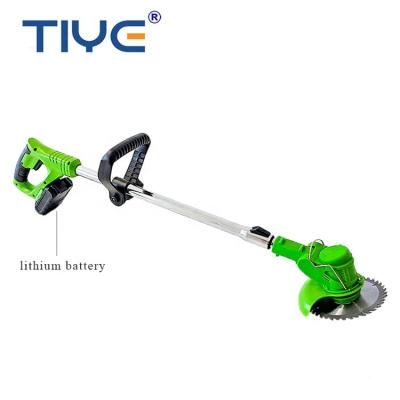 China TIYE Anti-Skid Good Selling Trimmer Electric Lithium-ion Cutter Anti-shake Grass Machine Cordless Brush Cutter Desmalezadora for sale