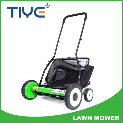 China Other China Portable Mini Hand Manual Push Lawn Mower With Four Wheels for sale