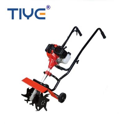 China TIYE Farms Power 51.7cc Gasoline 2 Stroke Mini Tiller Cultivator for sale