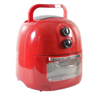 China Easy Operate Kitchen Appliances Red Mechanical Electric Multi Function Oil Less Air Fryer Smart Oven for sale