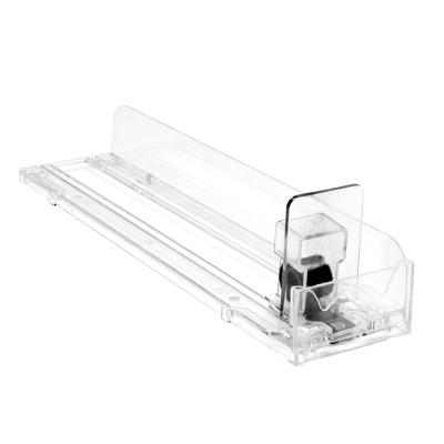 China Supermarket Low Power High Quality Retail Shelf Plastic Push Cigarette Tray for sale