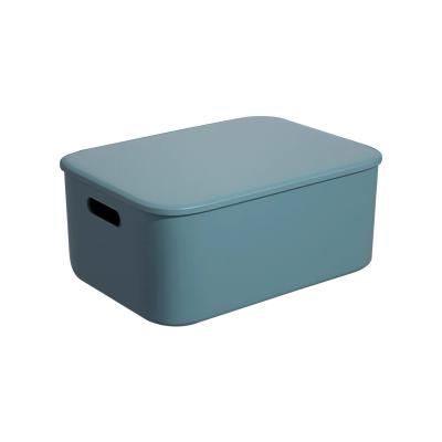 China Custom wholesale double sided large capacity solid color 5kg pp plastic box for storage for sale