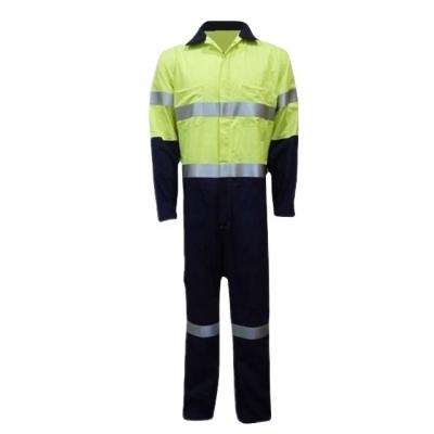 China Oil Safety Electrician Coverall Waterproof Reflective Coverall With Reflector for sale