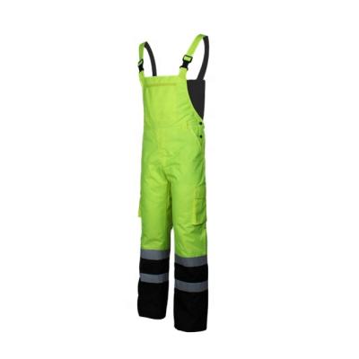 China Safety Wear Winter Bibpants HIVI Uniform Tape Reflective Pants for sale