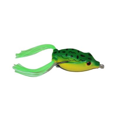 China New Design Topwater Water Bait Modern Small Top Plastic PVC Bait Bionic Frog Bait for sale