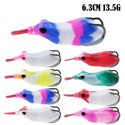 China Hot Selling 4.5CM 8G Silicone Fishing Lures Soft Plastic Frog Lure Frog Fishing Lure For Fishing for sale