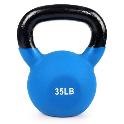 China Universal Neoprene Coated Cast Iron Kettlebell For Strength Training Workout for sale