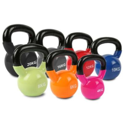 China Hotsale universal china vinyl coated kettlebell free weight dipping iron kettlebell for sale