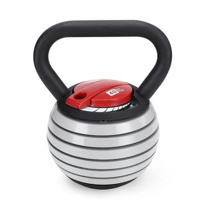 China Home Use 20Lb 40Lb Colored Logo Custmized Kettlebell Adjustable With Plates for sale