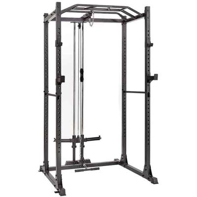 China Universal Power Cage with LAT 1200-Pound High Capacity Power Rack Home Gym Equipment for sale