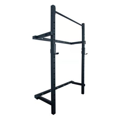 China Living Room Lecheng Wall Mount Fold Up Squat Rack With Fold Bench for sale