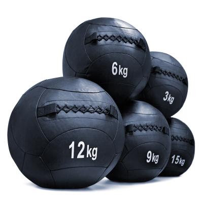 China Fitness Exercise Lecheng Basics Training PU Exercise Wall Ball Medicine Ball for sale