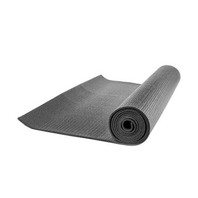 China Yoga Pilate Exercise Lecheng 6mm Non Slip Textured Two-Tone PVC Yoga Mat With Lines Knee Comfort Alignment Padding Perfect For Yoga Pilates for sale