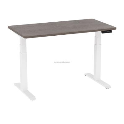 China Adjustable (Height) Up Electric Standing Electric Motor Position Desk Double Sided Adjustable View Table Furniture Control Panel for sale