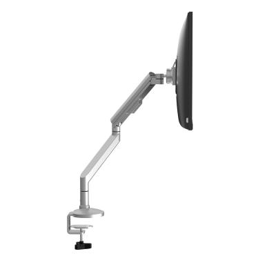 China Mordern Desk Heightening Universal Rotating Base Desk Bracket LCD Computer Monitor Telescopic Single Arm for sale