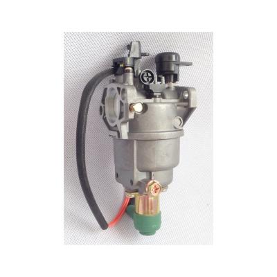 China Manual Zinc Carb Carburetor Assembly With Solenoid For Honda GX390 188F 13HP Generator EC6500 for sale