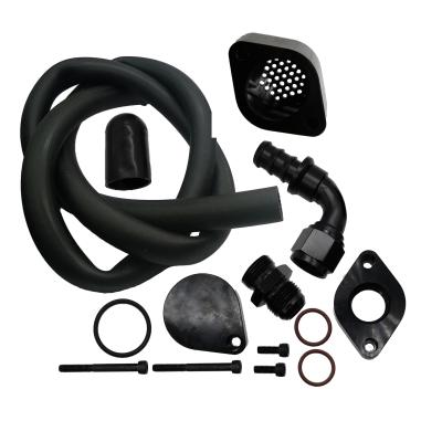 China Case Rubber Crank Vent Kit 11-20 Ford 6.7 6.7L Diesel Powerstroke for sale