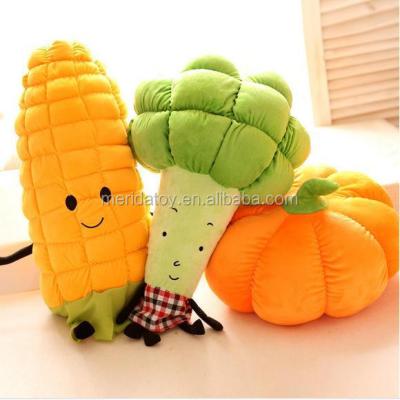 China Soft Original Animated Plush Carrot Pumpkin And Corn Stuffed Vegetable Plush Toy for sale