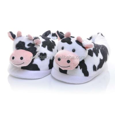 China 2021 hot new design customized wholesale plush animal shape hot indoor shoes for kids size for sale