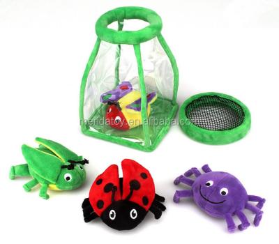 China Creative Funny Insect Series Baby Education Get To Know Plush Toy With Healthy Spider Ladybug for sale