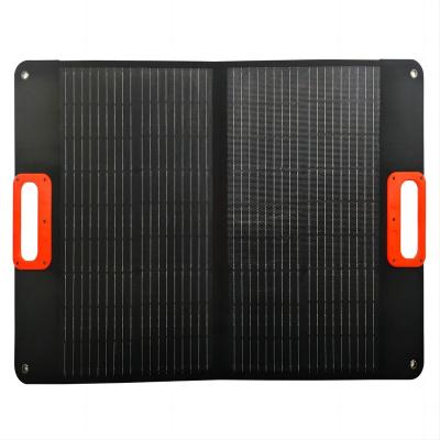 China AILEPU Factory 60w Solar Folding Bag Usb Solar Panel Folding Portable Photovoltaic Module Solar Cell Positive Energy Plate Smar 166mmx166mm for sale