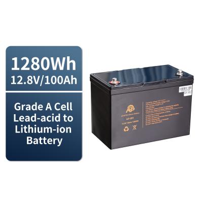 China Power Tools 12.8V 100A Cost-effective lithium iron phosphate battery built-in BMS, suitable for home energy storage systems. for sale