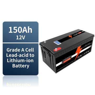 China Power Tools 12.8V 150A cost-effective A-grade lithium iron phosphate batteryand built-in BMS for sale