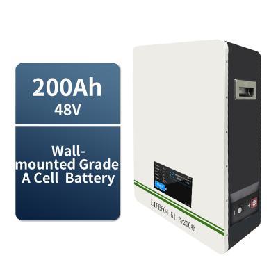 China Power Tools Household Wall Mounted Powerwall 48v 10kw Battery Lifepo4 200ah touchscreen Home battery Lithium Ion Storage Battery for sale