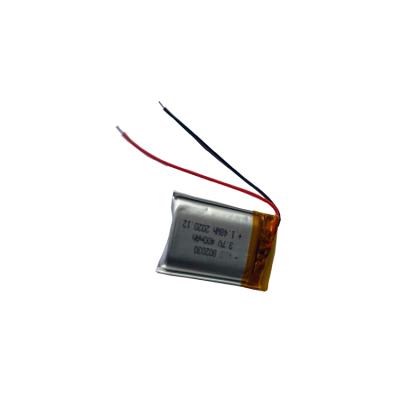 China Toys 3.7V 802030 400mah Polymer Lithium Ion Battery for sale