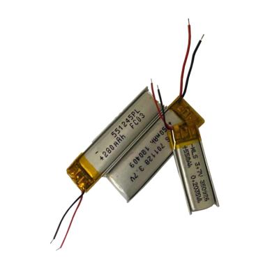 China 3.7V 280mAh 3D Li-ion glass lipo polymer hot toys Li-polymer lithium ion rechargeable lithium battery 551245 701128 350926 for sale