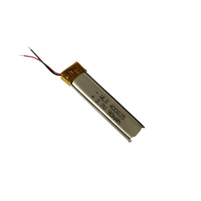 China Toys high quality 3.7V rectangle 90mAh and 400930 80mah lithium polymer battery 400835 for ear phone for sale