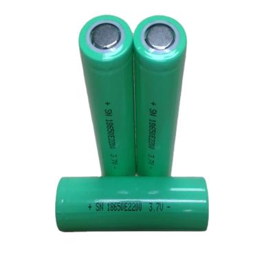 China Professional toys best price 18650 lithium battery 3.7v 2200mah for sale