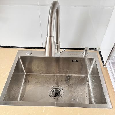 China With Faucet Countertop 304 Stainless Steel Kitchen Sink Set Manufacturer for sale