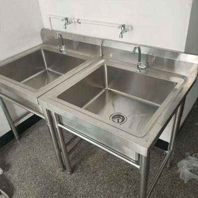 China Eco - Friendly Industrial Commercial Stainless Steel Buffet With Double Sink For Restaurant for sale