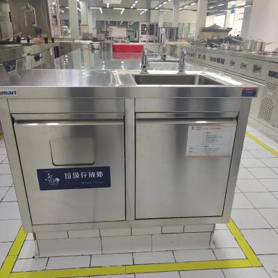 China Without Faucet Hot Selling Restaurant Wash Use Vegetable Kitchen Sink With Cabinet for sale